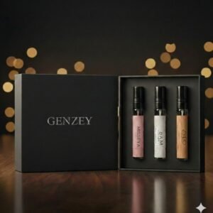 GENZEY Travel Set – Experience Your Pocket Sized Perfume Counter.