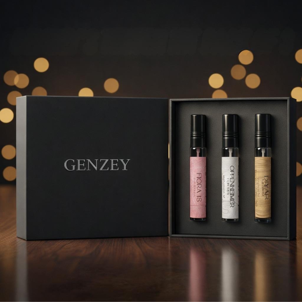 GENZEY Travel Set – Experience Your Pocket Sized Perfume Counter. - Image 5